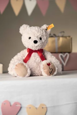 Best Steiff Jimmy Teddy bear – Love, 30 cm, white