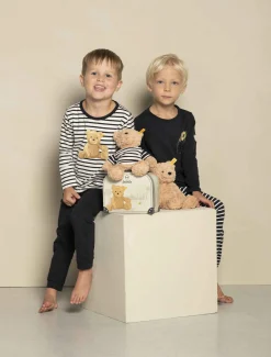 Clearance Steiff Jimmy Teddy bear in suitcase, 25 cm, light brown