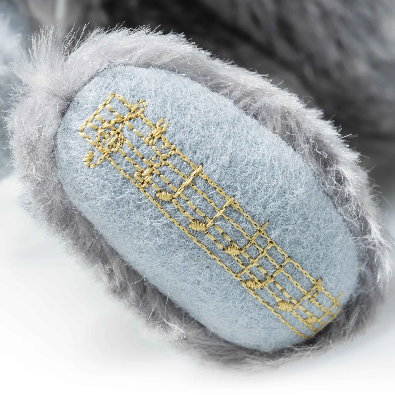 Best Steiff King Charles III Long to Reign Over Us, 31 cm, light grey