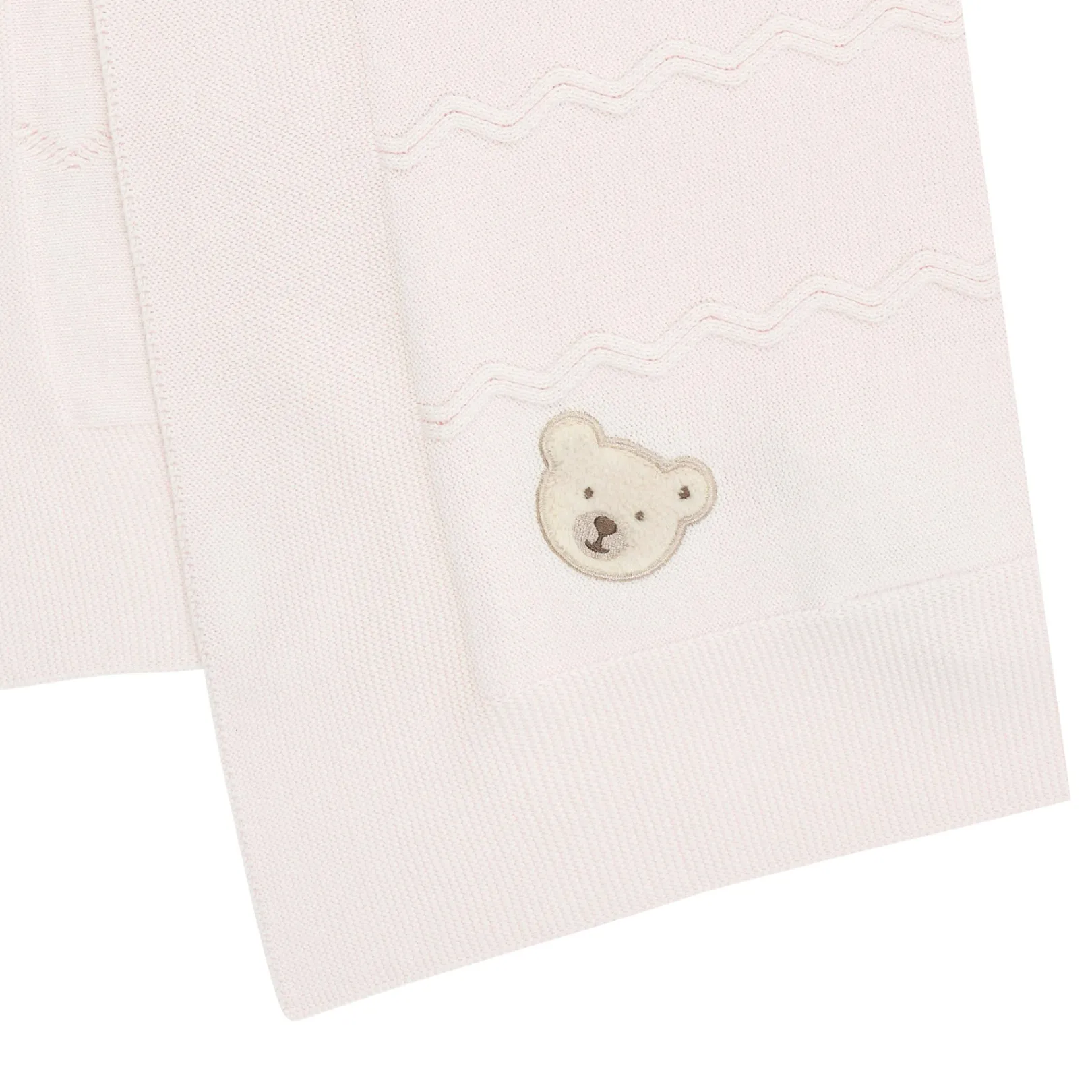 Outlet Steiff Knit Blanket, pink for Girls rose