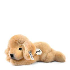 New Steiff Little friend Lumpi Golden Retriever puppy, 22 cm, beige