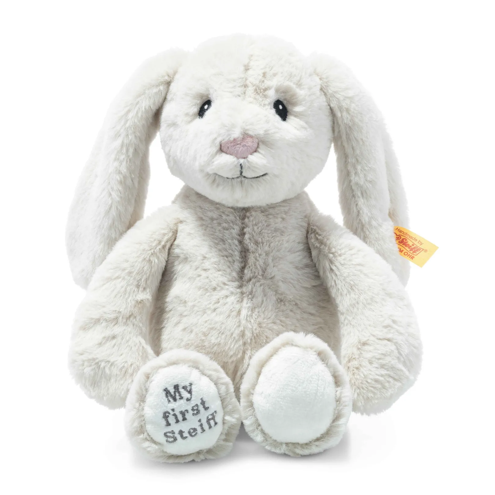 Best Steiff My first Hoppie rabbit, 26 cm, light grey