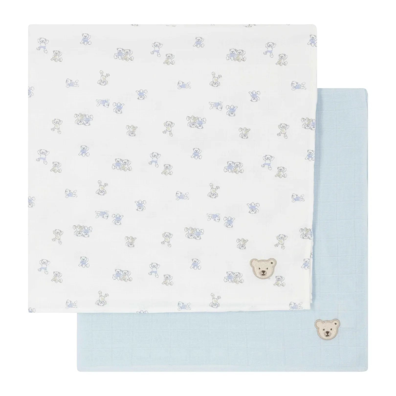 Best Steiff Napkin pack of 2, for Boys white
