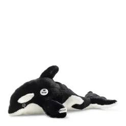 Outlet Steiff Ozzie orca with squeaker, 37 cm, black