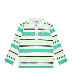 Fashion Steiff Poloshirt longsleeve, light green for Boys lightgreen