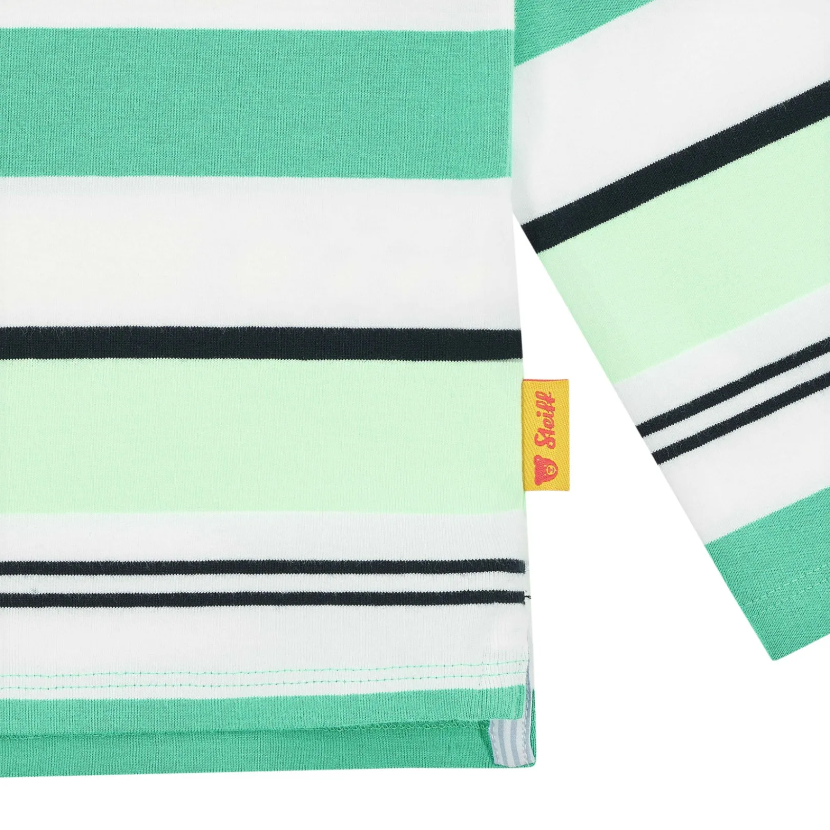 Fashion Steiff Poloshirt longsleeve, light green for Boys lightgreen