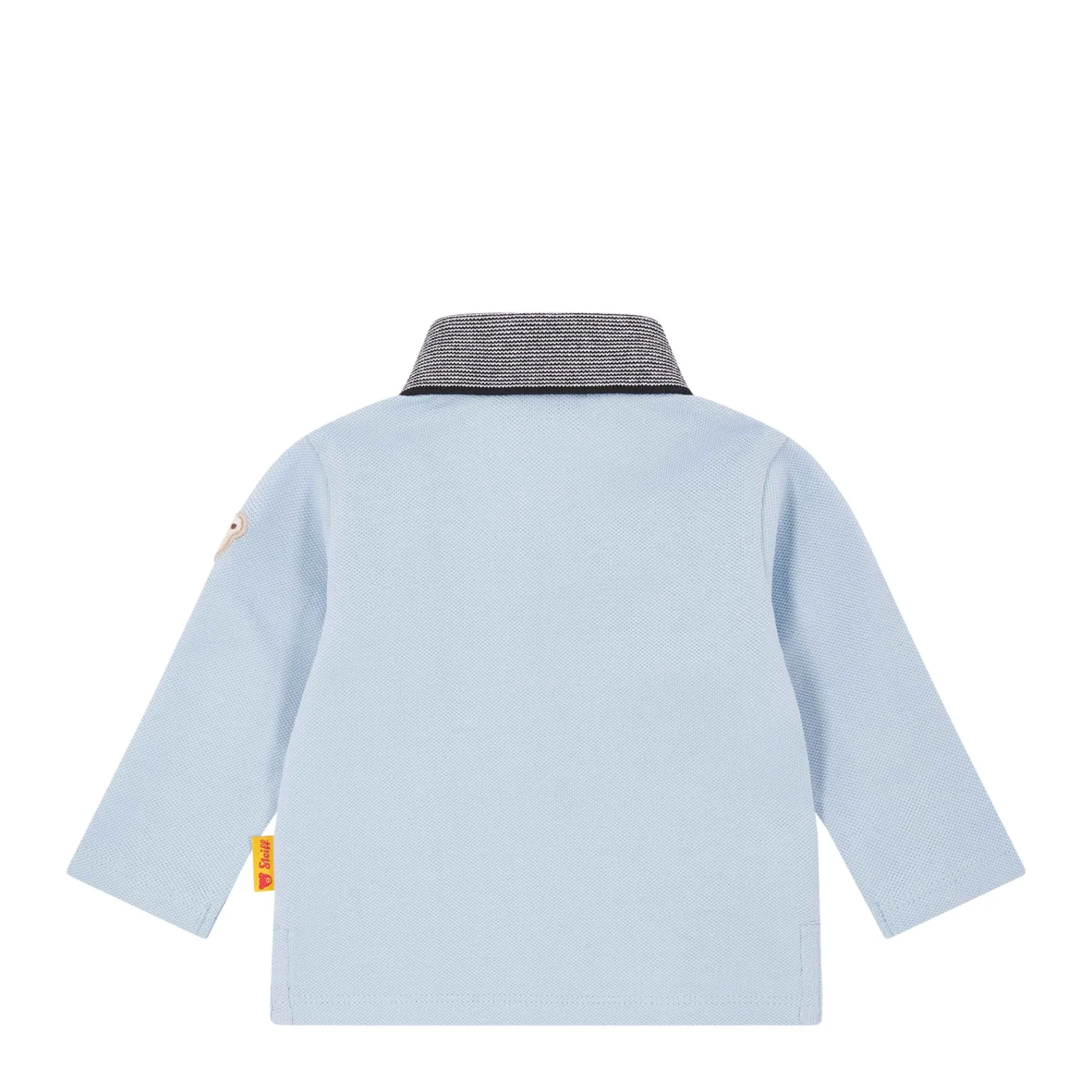 Best Steiff Poloshirt longsleeve, light blue for Boys lightblue