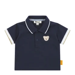 Best Steiff Poloshirt shortsleeve, dark blue for Boys darkblue