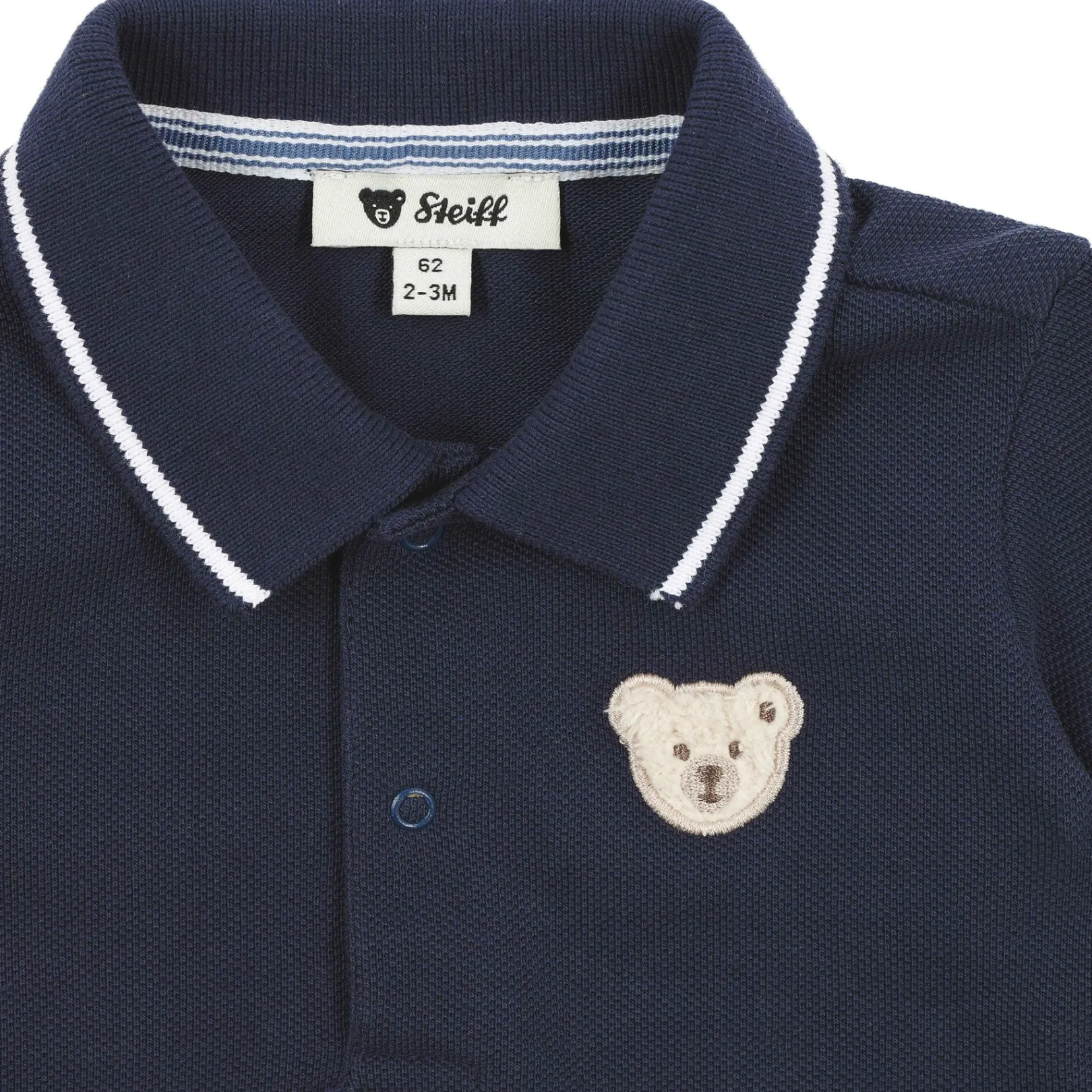 Best Steiff Poloshirt shortsleeve, dark blue for Boys darkblue