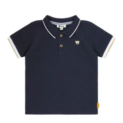 New Steiff Poloshirt shortsleeve, dark blue for Boys darkblue