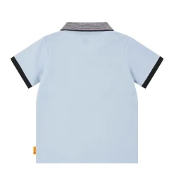 New Steiff Poloshirt shortsleeve, light blue for Boys lightblue