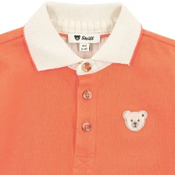 Fashion Steiff Poloshirt shortsleeve, for Boys orange
