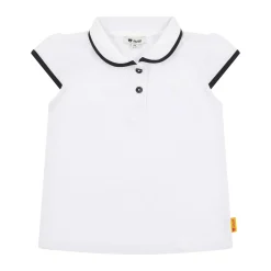 Sale Steiff Poloshirt shortsleeve, for Girls white