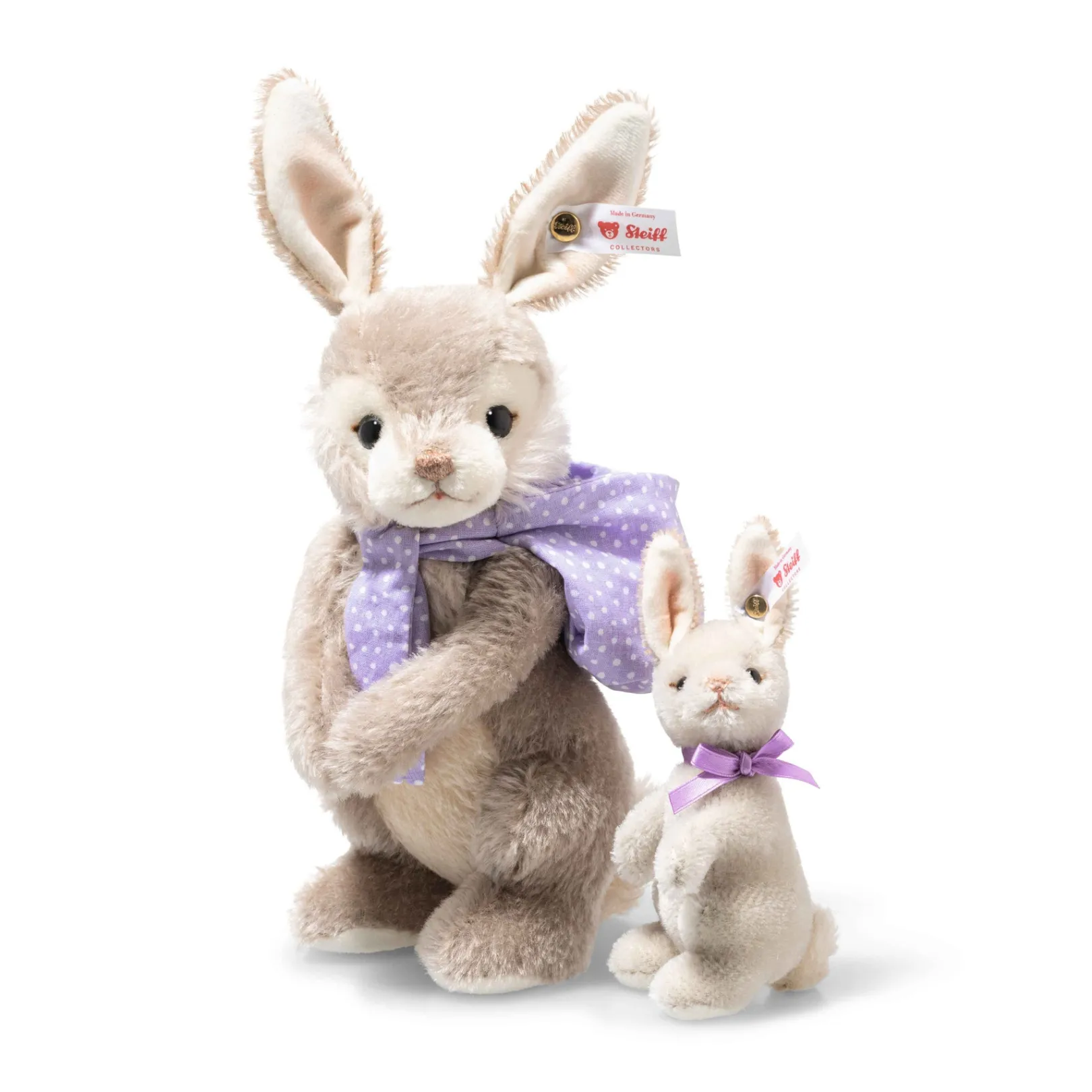 Discount Steiff Rabbit set , 21 cm, light grey