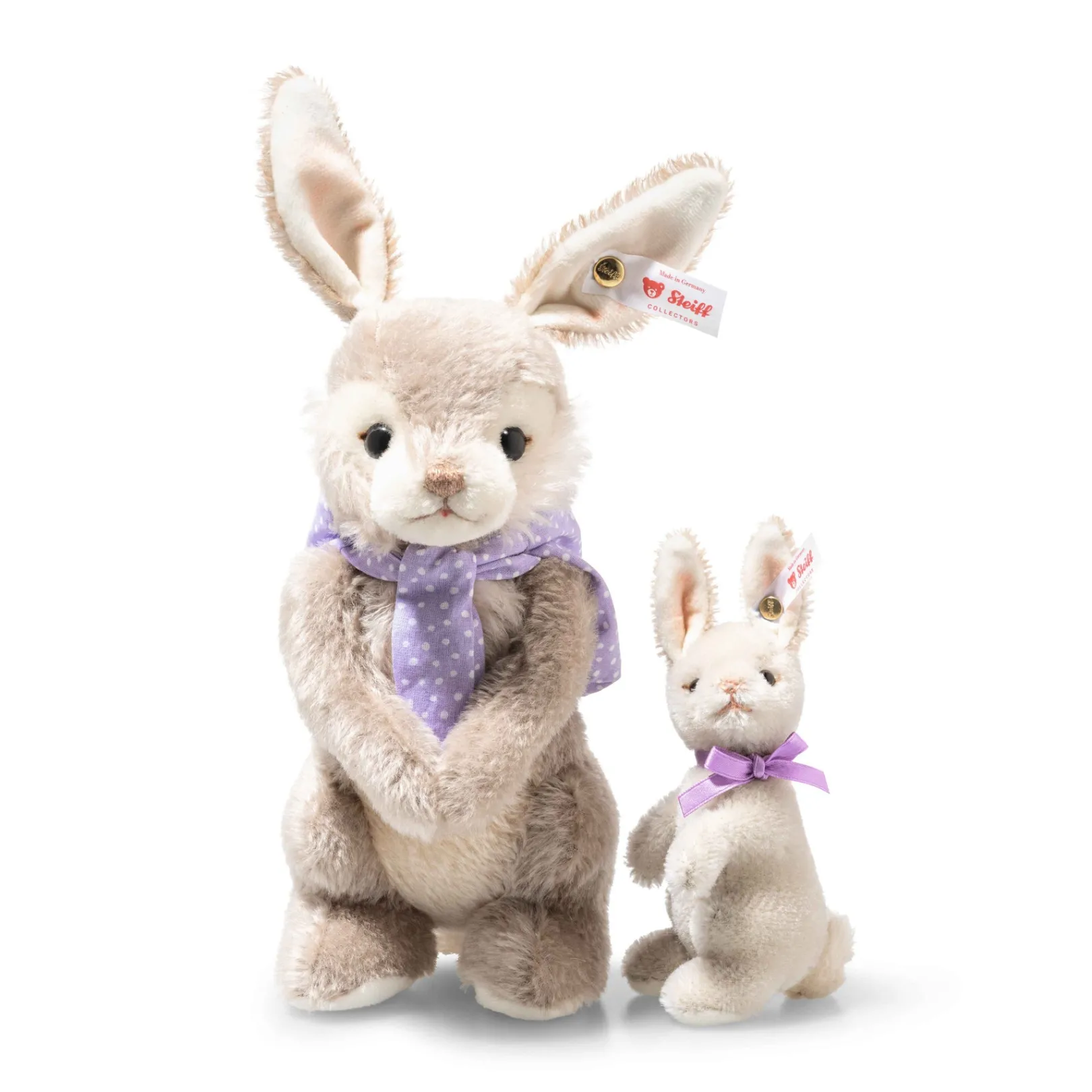 Discount Steiff Rabbit set , 21 cm, light grey