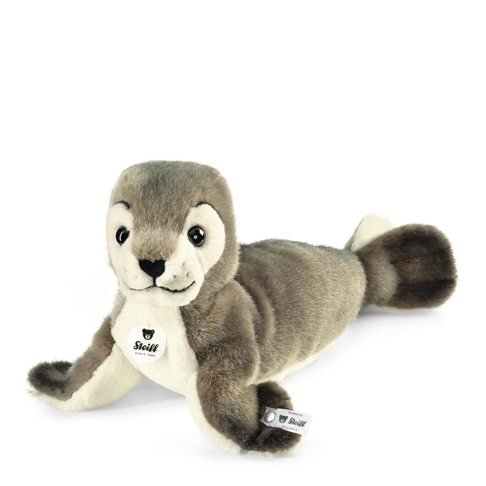 Online Steiff Robby seal, 30 cm, dark grey