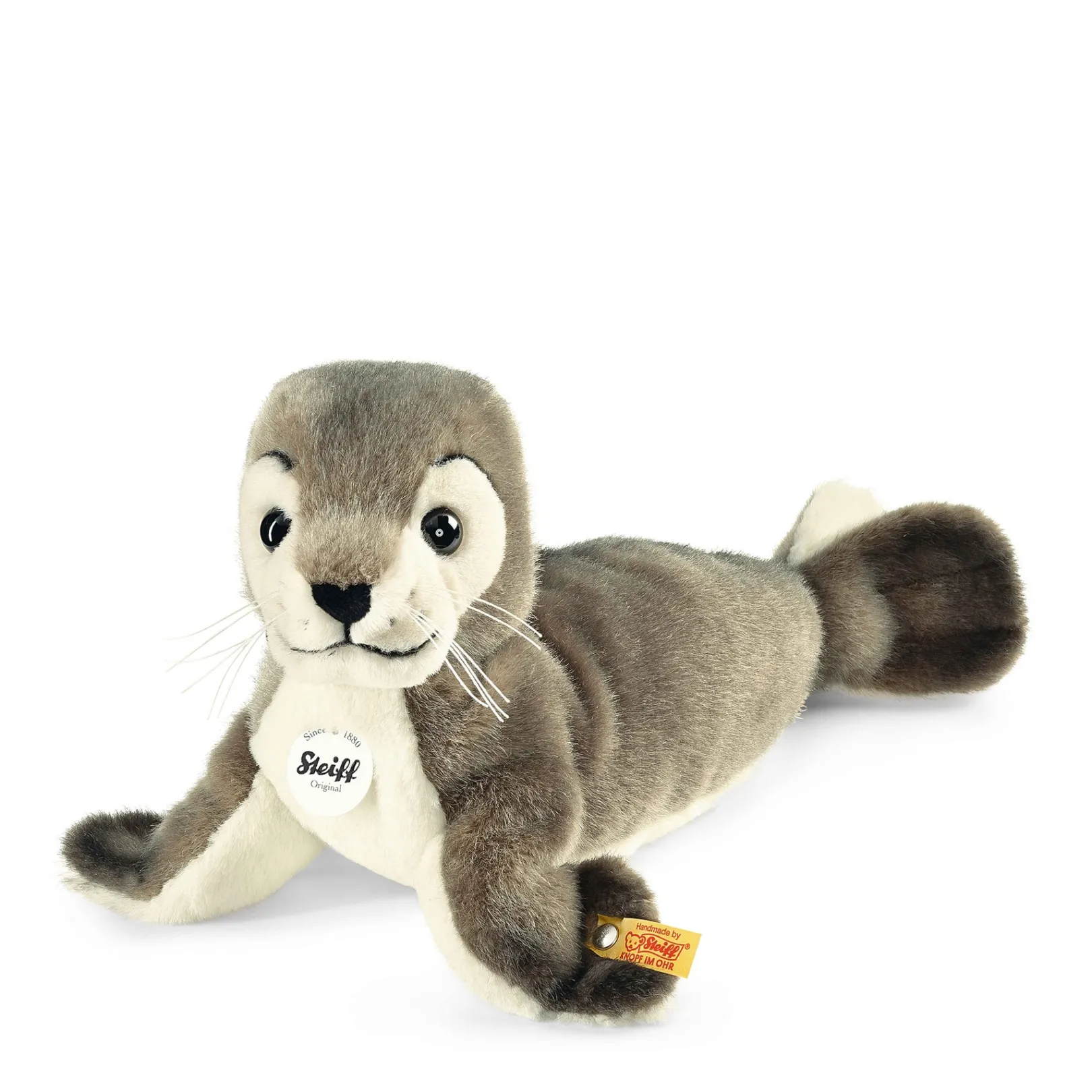 Online Steiff Robby seal, 30 cm, dark grey