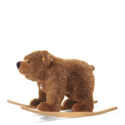 Sale Steiff Rocking animal Urs bear, 70 cm, light brown