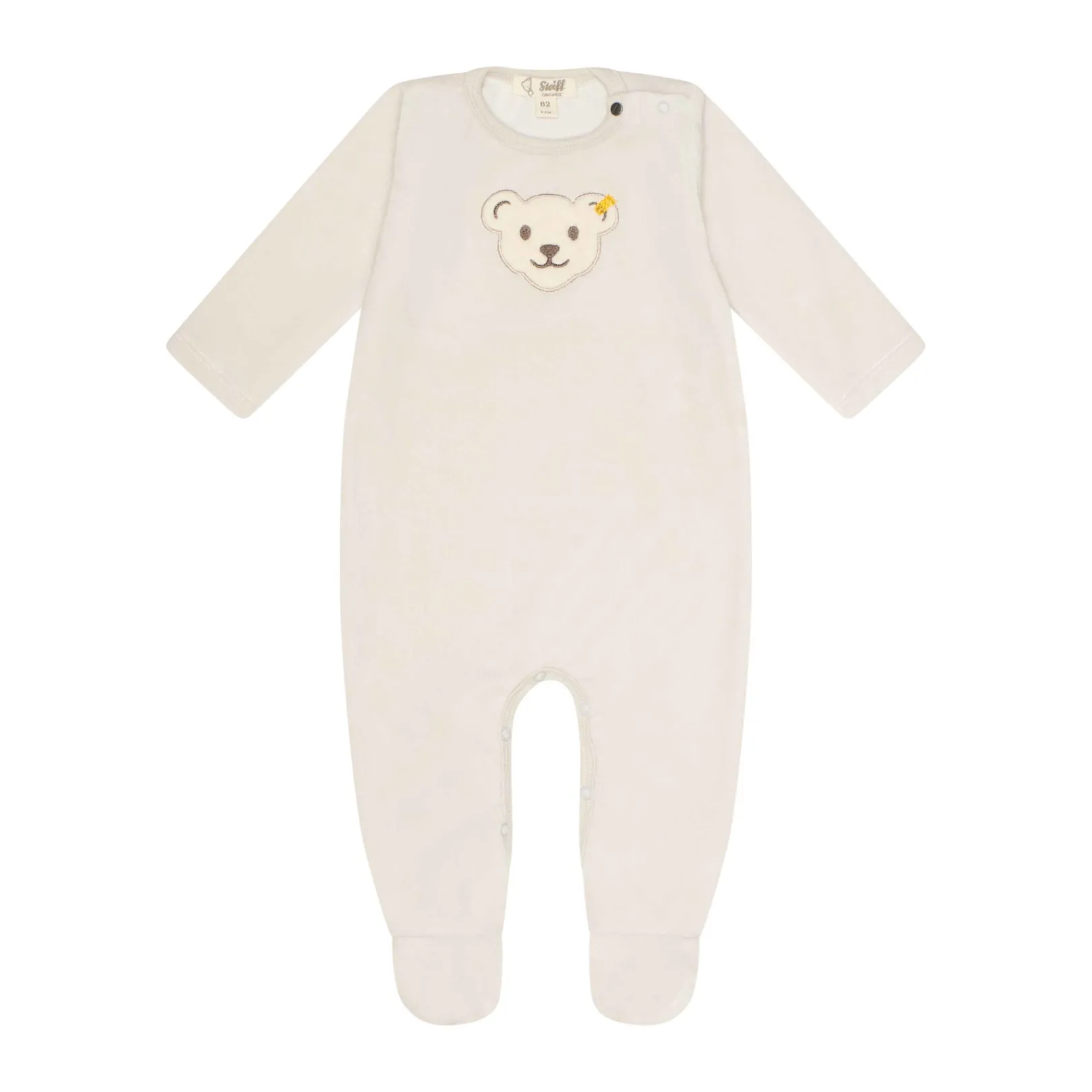 Sale Steiff Romper longsleeve GOTS, beige