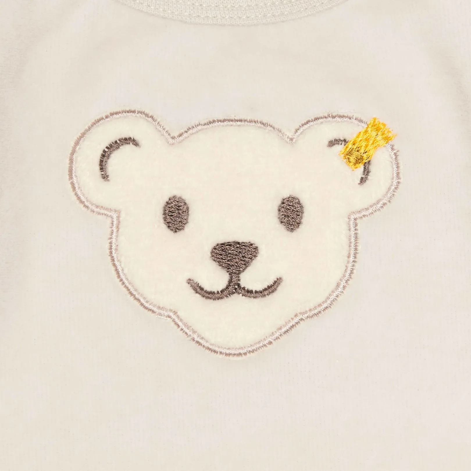 Sale Steiff Romper longsleeve GOTS, beige