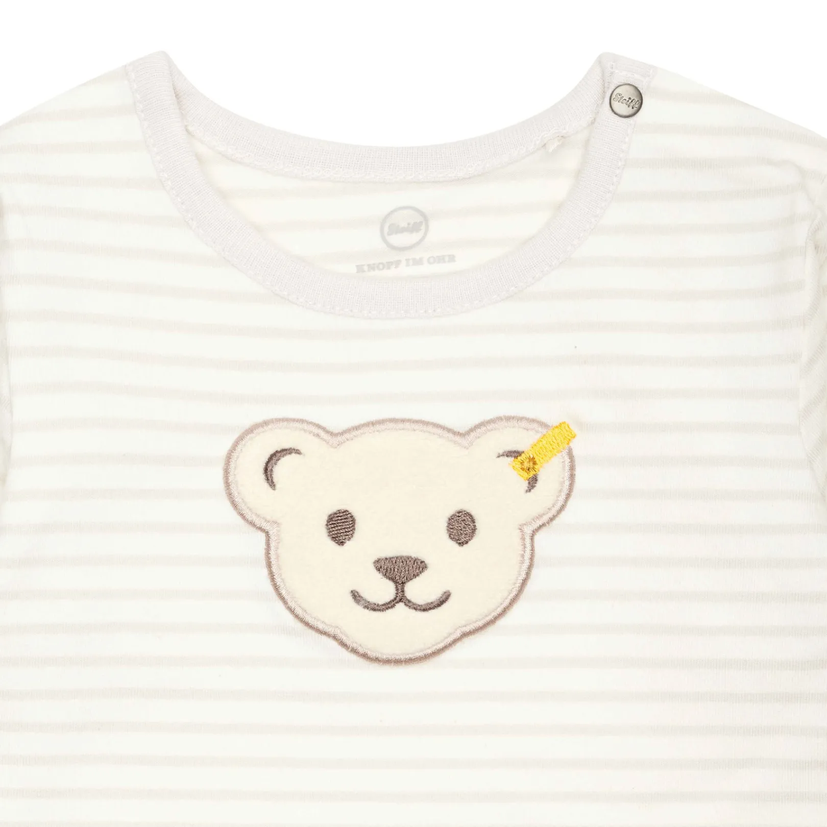 Discount Steiff Romper longsleeve GOTS, beige