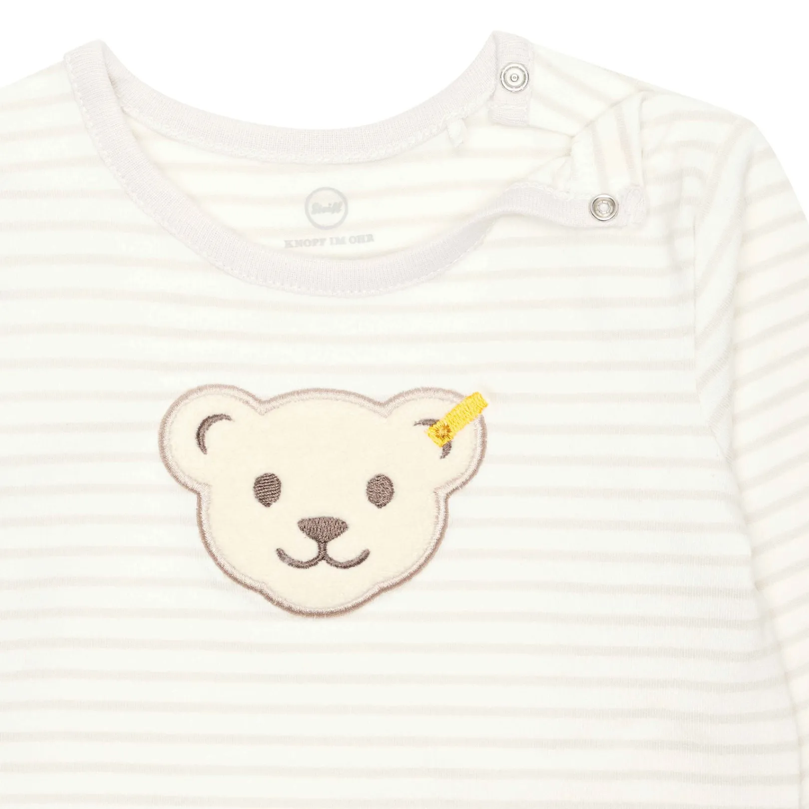 Discount Steiff Romper longsleeve GOTS, beige
