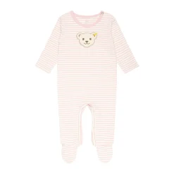 Best Steiff Romper longsleeve GOTS, pink rose