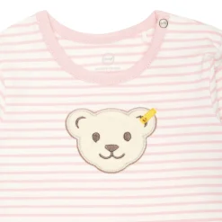 Best Steiff Romper longsleeve GOTS, pink rose