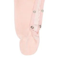 Best Steiff Romper longsleeve GOTS, pink rose