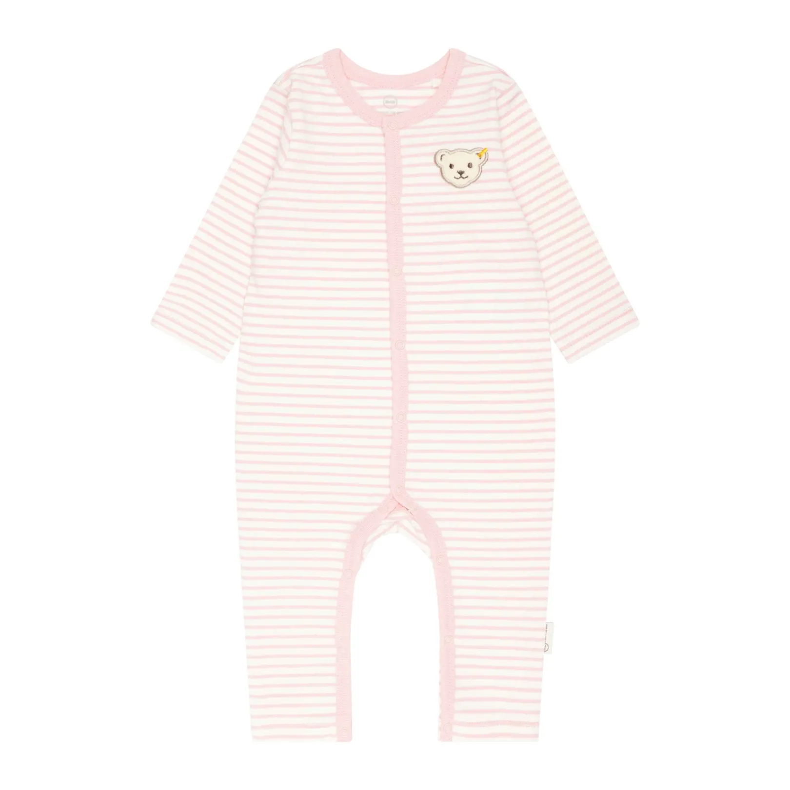 New Steiff Romper longsleeve GOTS, pink rose