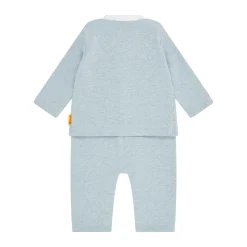Hot Steiff Romper longsleeve, light blue for Boys lightblue