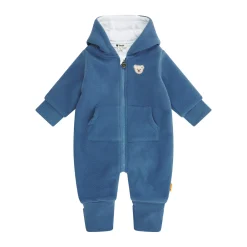 Outlet Steiff Romper longsleeve, medium blue for Boys mediumblue