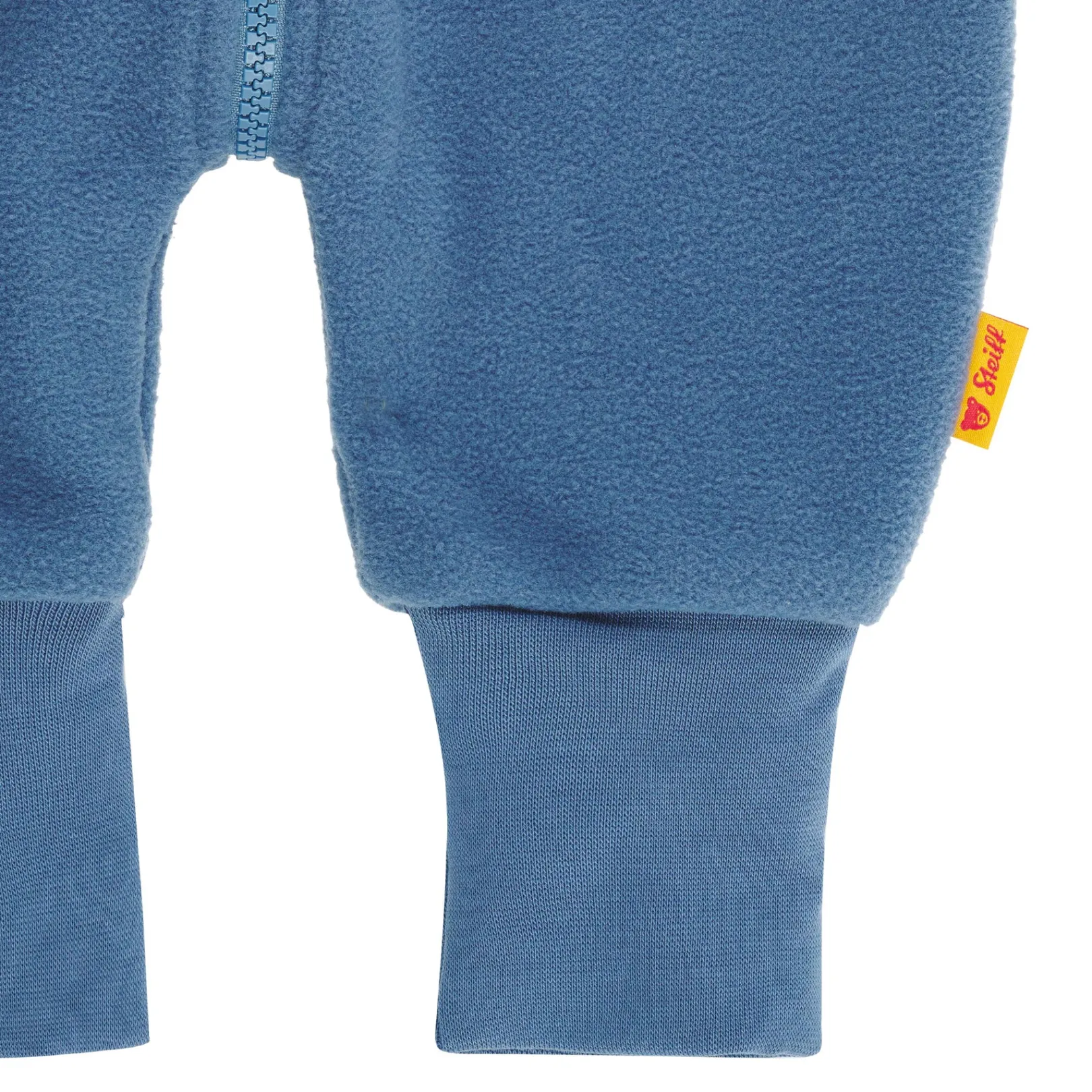 Outlet Steiff Romper longsleeve, medium blue for Boys mediumblue