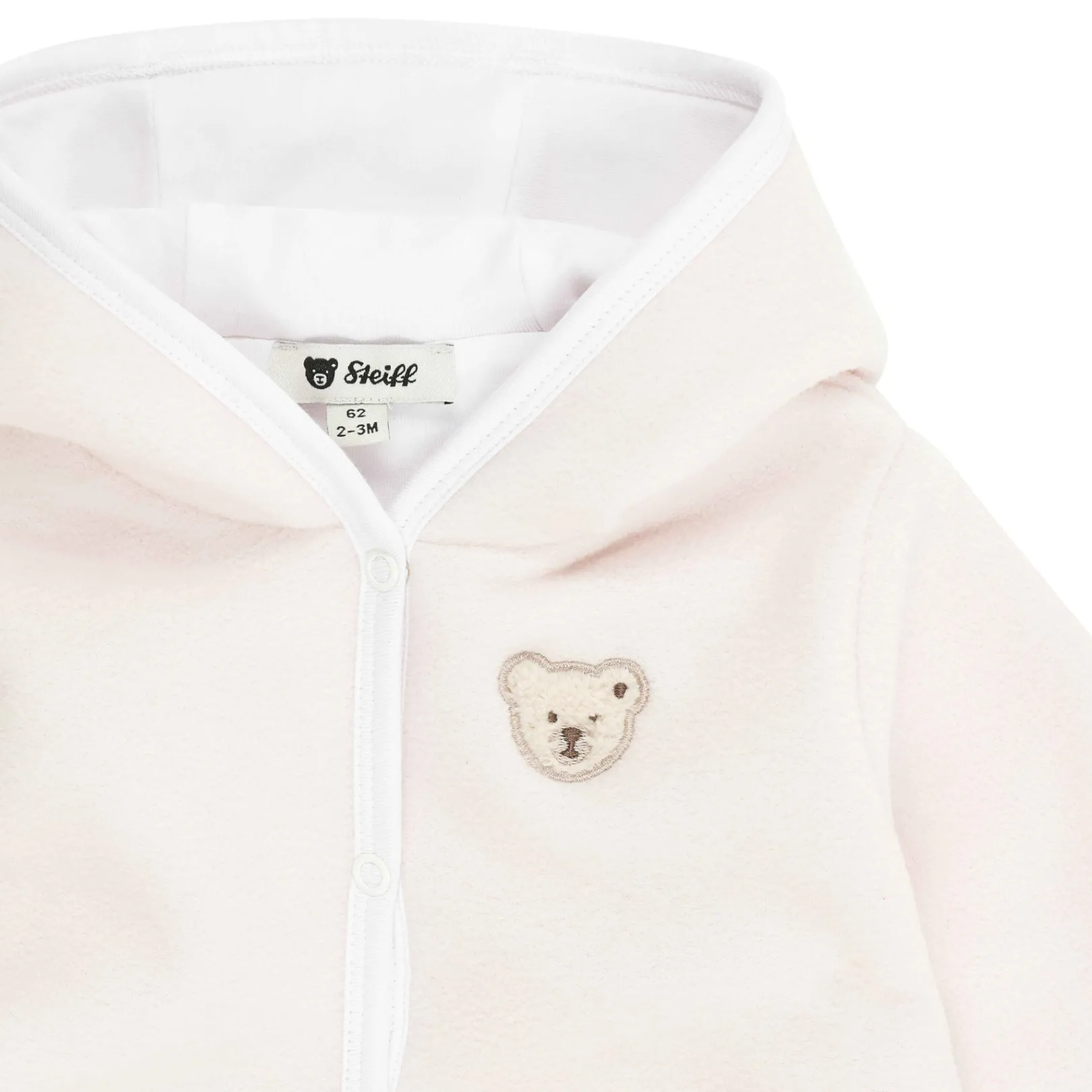 Outlet Steiff Romper longsleeve, pink for Girls rose