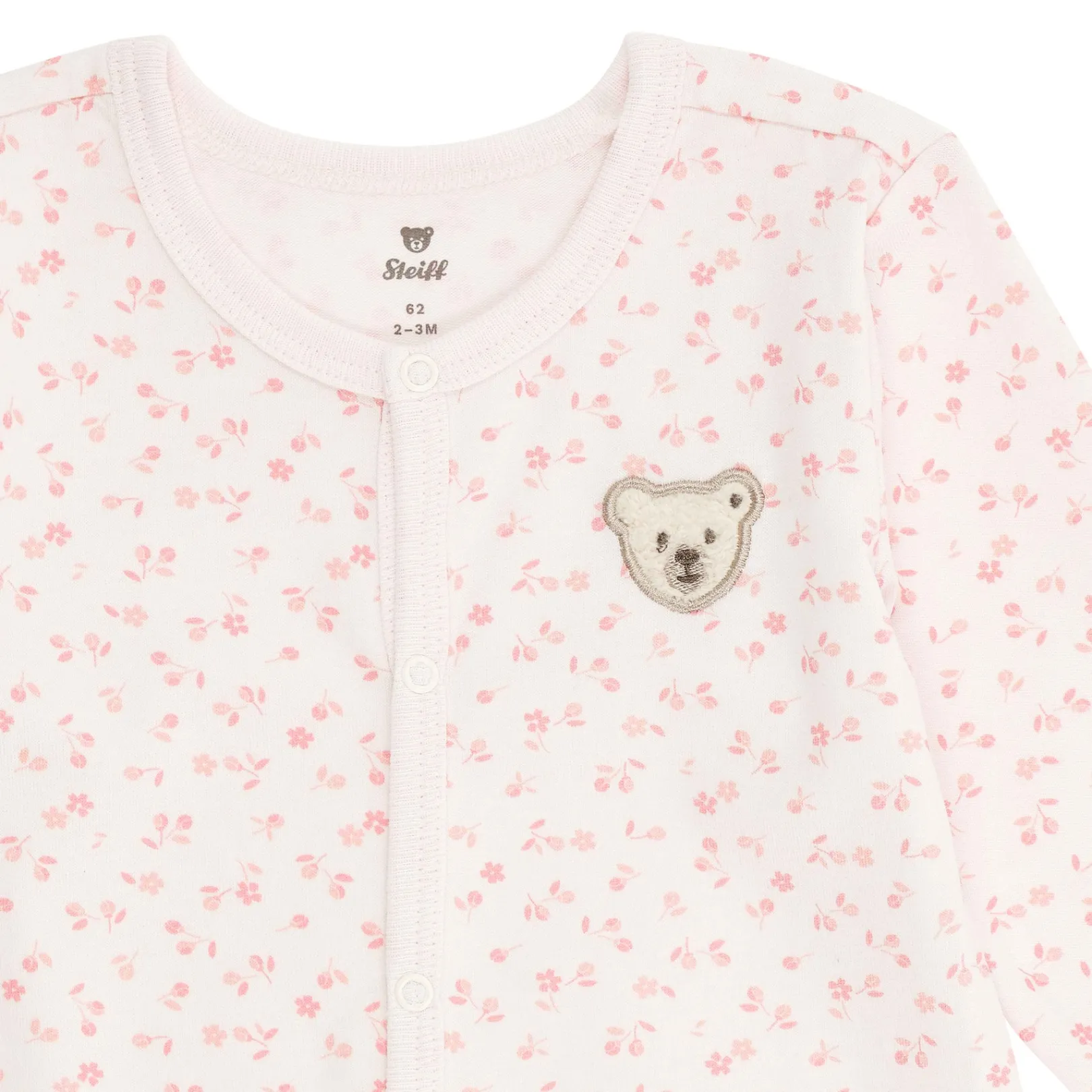 Discount Steiff Romper longsleeve, pink for Girls rose