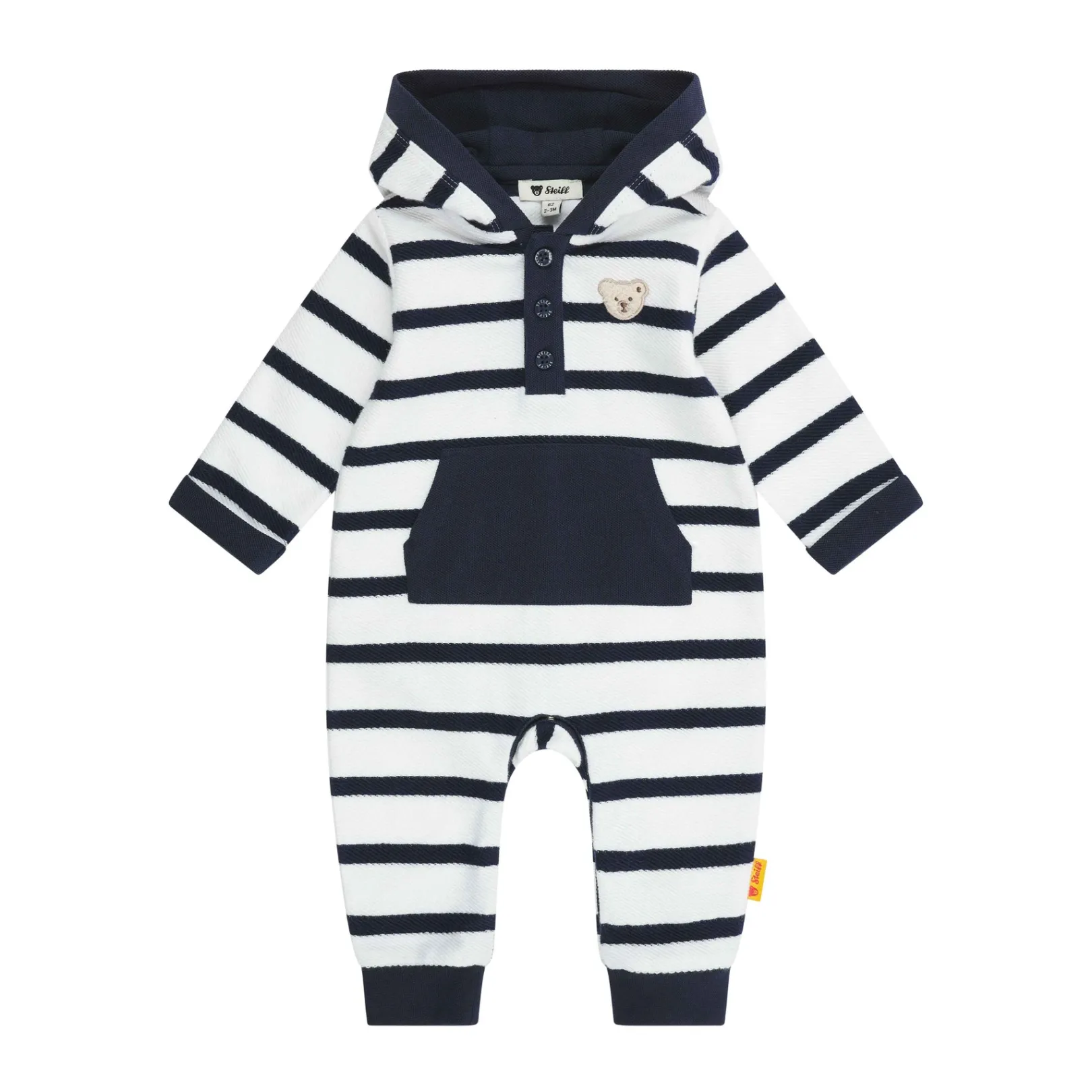 Online Steiff Romper longsleeve, for Boys white