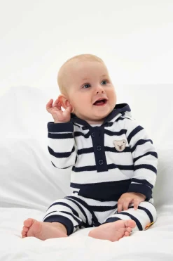 Online Steiff Romper longsleeve, for Boys white