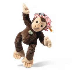 Best Steiff Scotty dangling monkey, 28 cm, brown