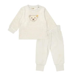 Fashion Steiff Set Pants + Sweatshirt GOTS, beige