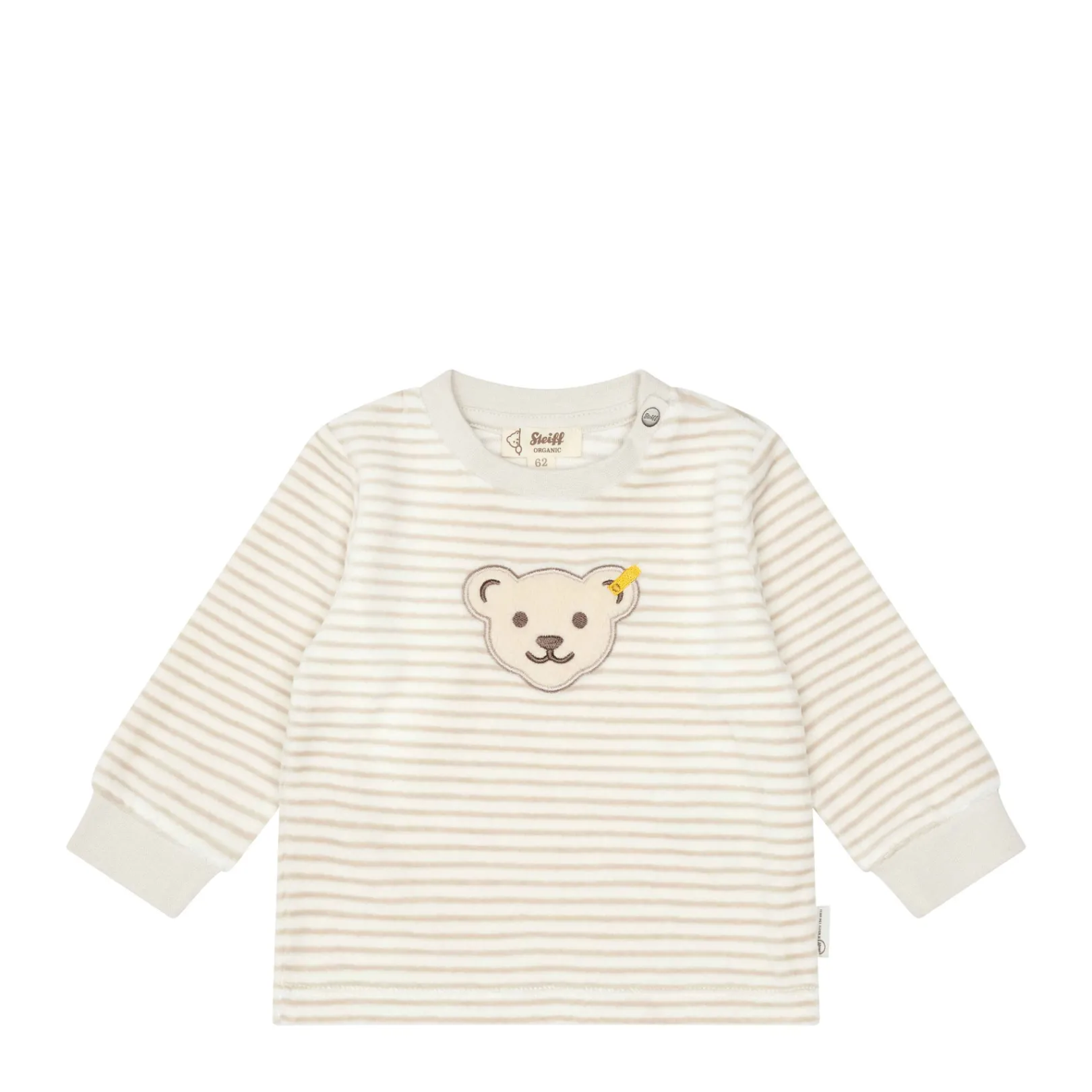 Fashion Steiff Set Pants + Sweatshirt GOTS, beige