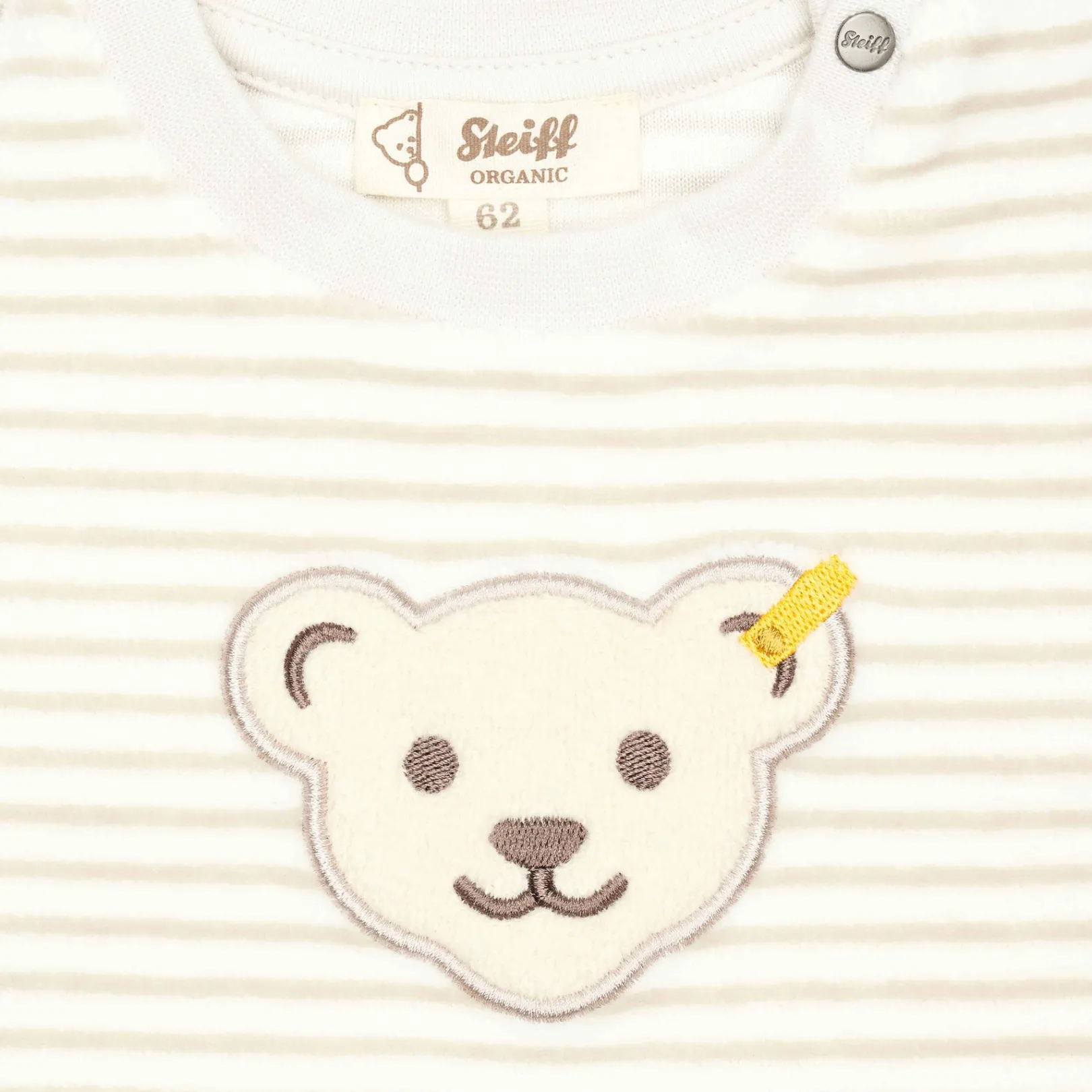 Fashion Steiff Set Pants + Sweatshirt GOTS, beige