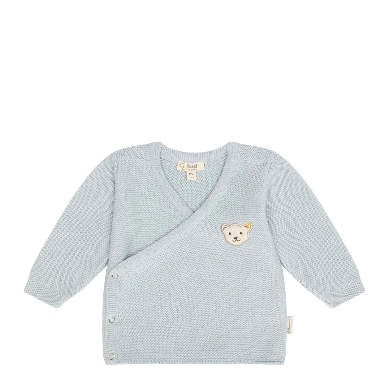 Outlet Steiff Set Pants + Wrap Jacket GOTS, light blue lightblue