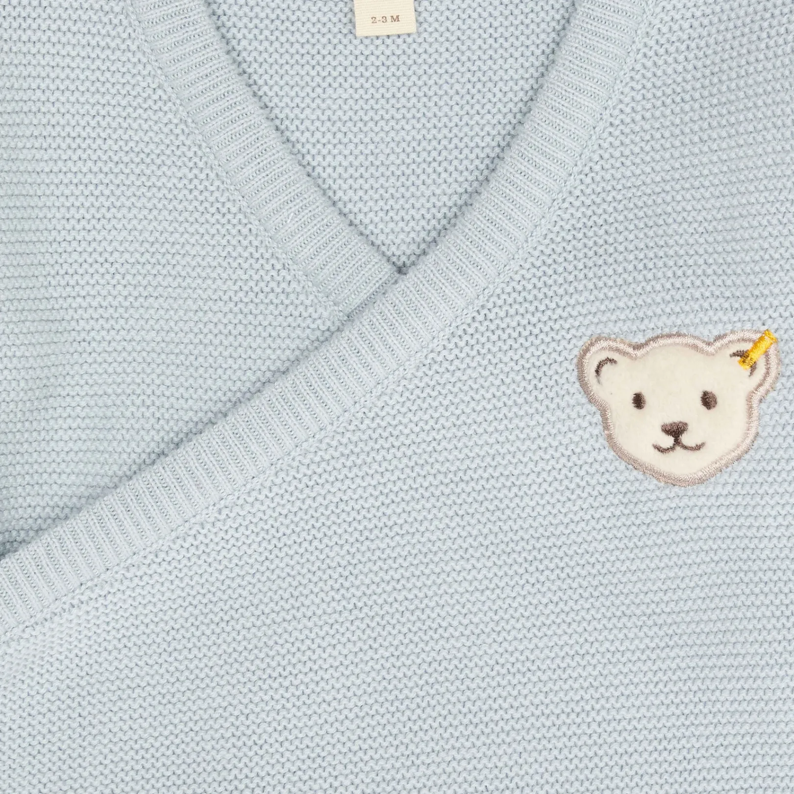 Outlet Steiff Set Pants + Wrap Jacket GOTS, light blue lightblue