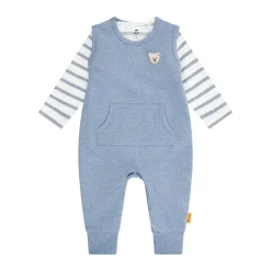 Best Steiff Set Romper + T-Shirt longsleeve, medium blue for Boys mediumblue