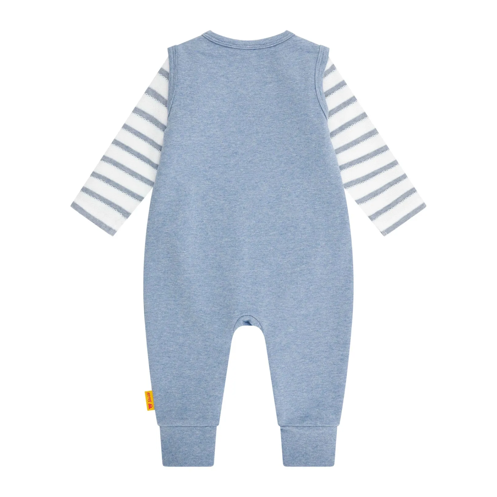 Best Steiff Set Romper + T-Shirt longsleeve, medium blue for Boys mediumblue