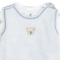 Sale Steiff Set Romper + T-Shirt longsleeve, light blue for Boys lightblue