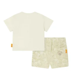 Fashion Steiff Set Shorts + T-Shirt, for Boys beige