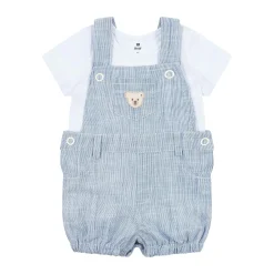 Hot Steiff Set Shorts + T-Shirt, dark blue for Boys darkblue