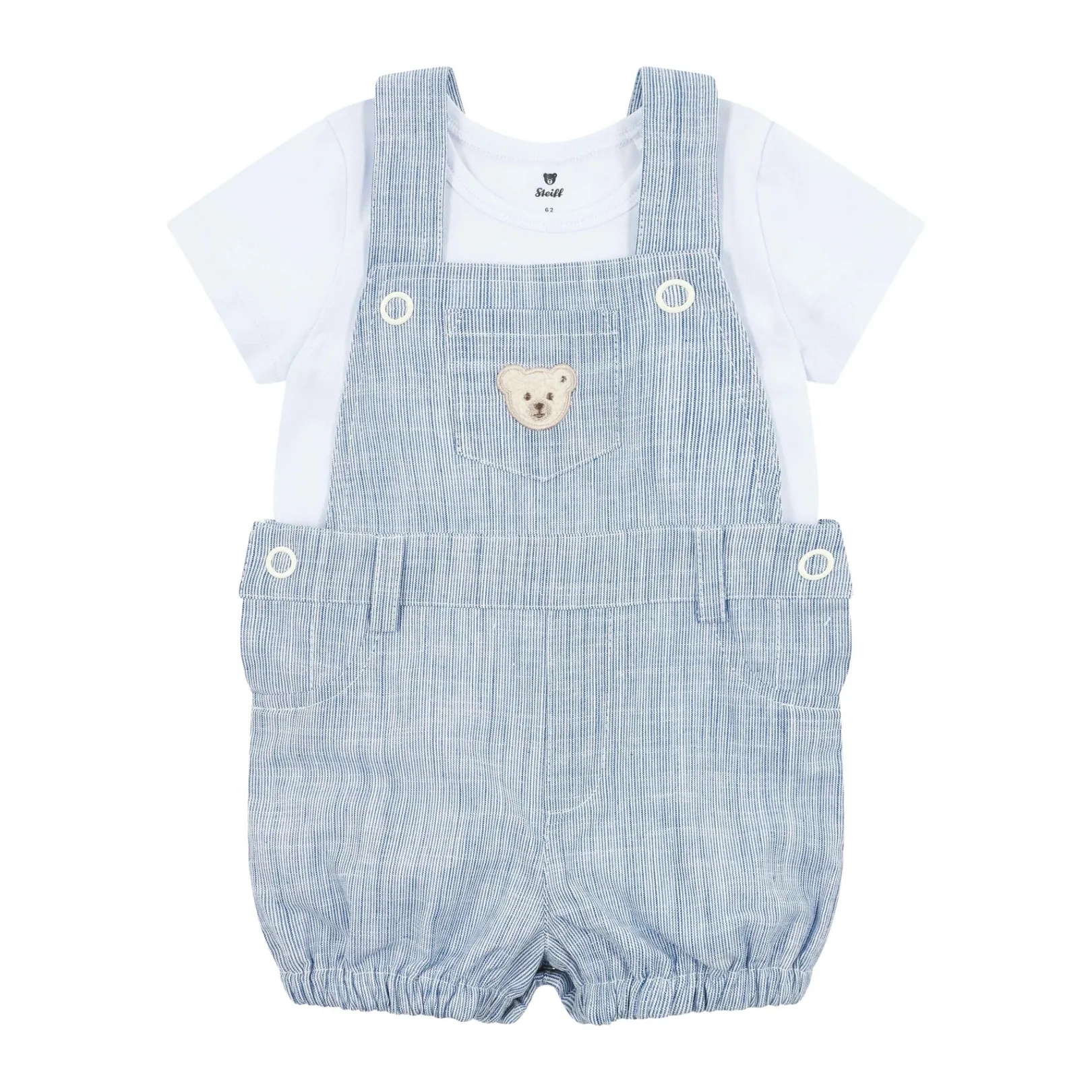 Hot Steiff Set Shorts + T-Shirt, dark blue for Boys darkblue