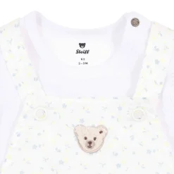 Online Steiff Set Shorts + T-Shirt, for Girls white
